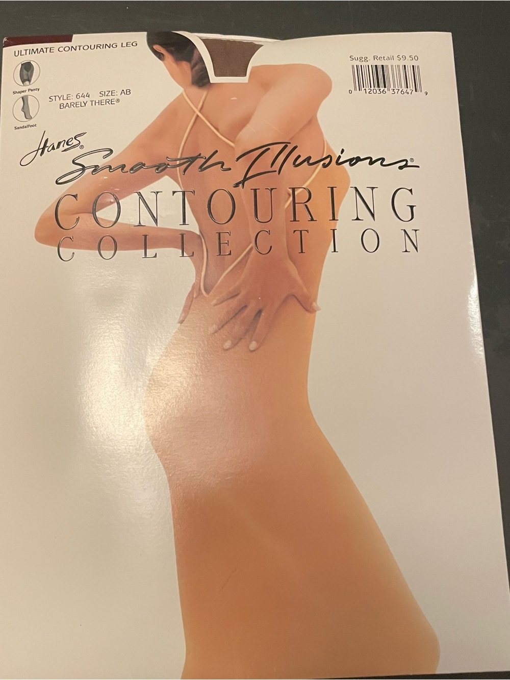 Hanes Smooth Illusions Contouring Collection Shaping Pantyhose Size AB 644 s/m